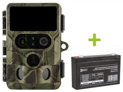 OXE Tarantula WiFi 4K, ext. accum. 6V/7Ah and power cord + 32GB SD card, 8pcs batteries. and tripod - Camera Trap - Main image