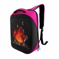 OXE LED Smart backpack with display, pink - Children's Backpack