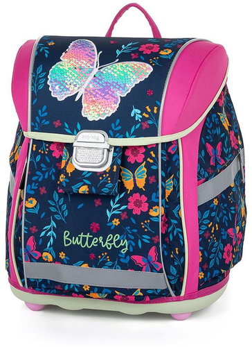 Oxybag School Backpack Premium Light Butterfly 2 - School Backpack - Main image