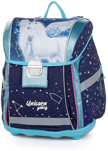 Oxybag School Backpack Premium Light Pegas blue - School Backpack - Main image