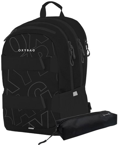 Oxybag Student Backpack + Case Oxy Sport Font White - Backpack - Main image