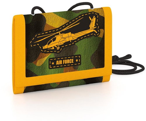 Oxybag Kids Textile Wallet Helicopter Air Force - Wallet - Main image