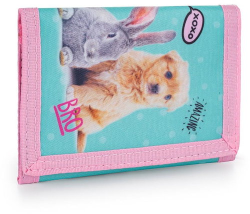 Oxybag Kids Textile Wallet Pets Blue - Wallet - Main image