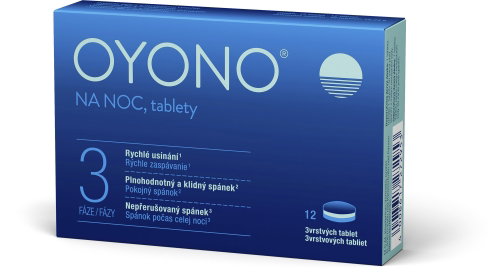 OYONO Na noc 12 tablet - Melatonin - Main image