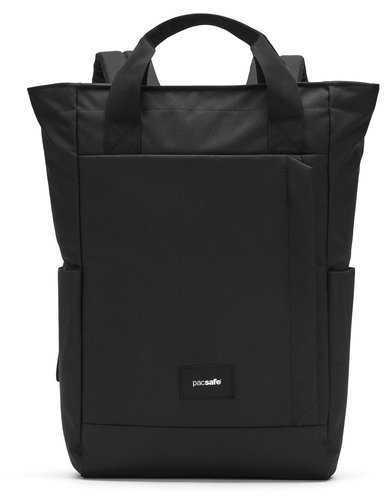 Pacsafe GO Totepack Jet Black - City Backpack - Main image