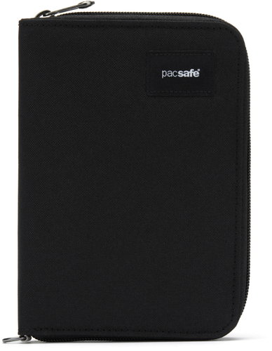 PACSAFE RFIDsafe compact travel organizer Jet Black - Document Holder - Main image