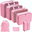 Organizer set 7 pcs, pink