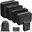 Organizer set 7 pcs, black