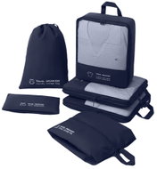 Kufryplus SN2544 travel organisers in navy blue - Packing Cubes