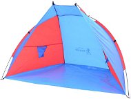 RoyoKamp Plážový stan 200 × 100 × 105 cm, červeno-modrý - Plážový stan