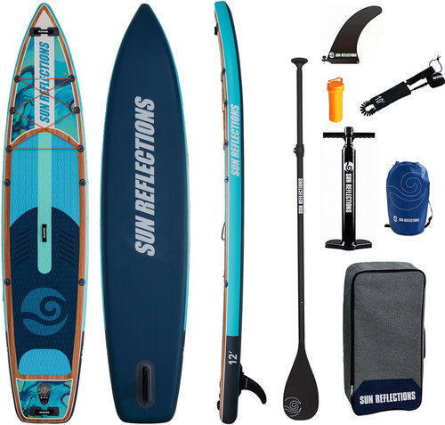 Mc.Sup Sun Reflections Xl 12' Ocean Mirage - Paddleboard - Main image
