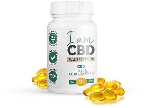 I am CBD Full Spectrum CBD capsules 1500mg cps.60 - CBD - Main image