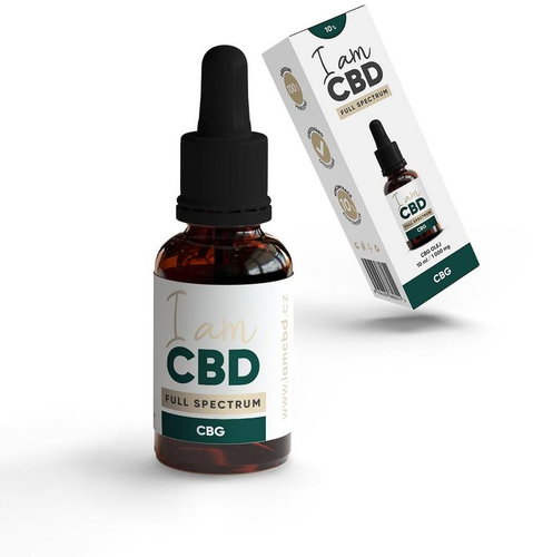 I am CBD Full Spectrum CBG Hemp Oil 10% 10ml - CBD - Main image