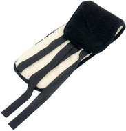 Grandma Ovechkova Reversible belt for tying in cashmere and merino wool, black - Lumbar Support Belt