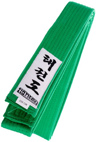 Fighter Taekwondo ITF - zelený, FTB-03, 150 cm - Kimono Belt - Main image