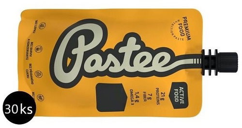 Pastee Active Food pear vanilla 120g, 30 pcs - Long Shelf Life Food - Main image