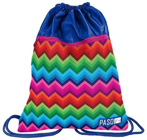 PASO backpack duffle bag with front zip pocket - Drawstring Bag - Main image