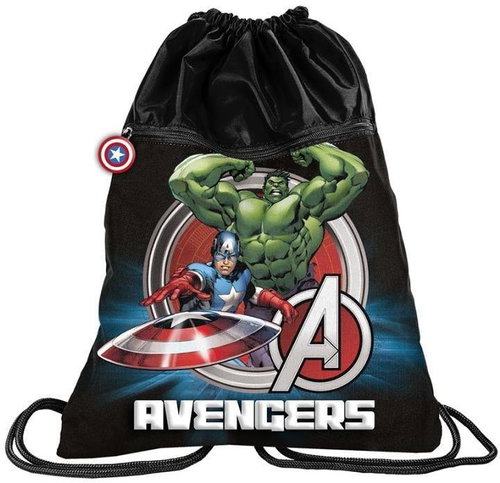 PASO backpack duffle bag with front pocket Avengers - Drawstring Bag - Main image