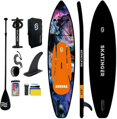 BLACKFLY Skatinger Aurora Boreal Set 335 cm - Paddleboard - Main image