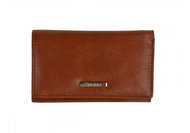 Women's leather wallet SEGALI 3305 CD cognac - Wallet