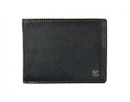 Men's leather wallet SEGALI 907 114 2007 black/cognac - Wallet