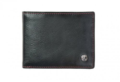 Men's leather wallet SEGALI 907 114 026 black/red - Wallet - Main image