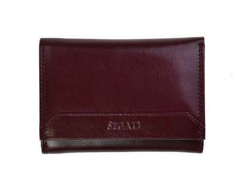 Women's leather wallet SEGALI 100 B cherry red - Wallet - Main image