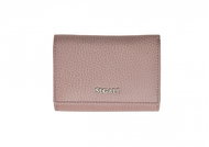 Women's leather wallet SEGALI 7106 B baby pink - Wallet