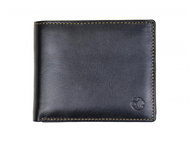 Men's leather wallet SEGALI 7110 black/cognac - Wallet