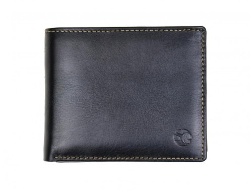 Men's leather wallet SEGALI 7110 black/cognac - Wallet - Main image