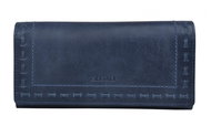 Women's leather wallet SEGALI 7052 indigo - Wallet