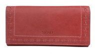 Women's leather wallet SEGALI 7052 red - Wallet