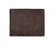 Men's leather wallet SEGALI 950 115 030 dark brown - Wallet