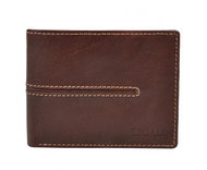 Men's leather wallet SEGALI 7105 brown - Wallet