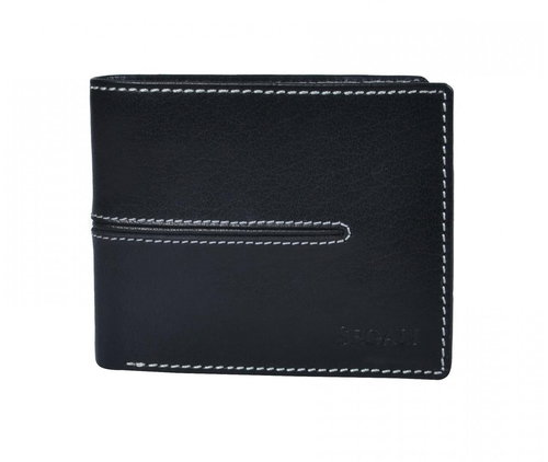 Men's leather wallet SEGALI 7105 black - Wallet - Main image