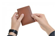 Men's leather wallet SEGALI 7050 cognac - Wallet