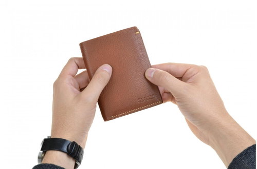 Men's leather wallet SEGALI 7050 cognac - Wallet - Main image