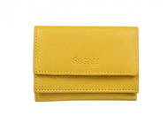 Women's leather wallet SEGALI 1756 yellow - Wallet