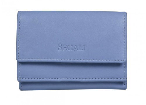 Women's leather wallet SEGALI 1756 lavender - Wallet - Main image