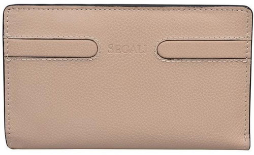 Women's leather wallet SEGALI 7051 E beige - Wallet - Main image