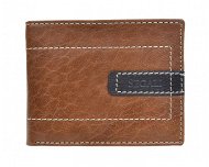 Men's leather wallet SEGALI 70078 lt. cognac - Wallet