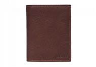 Men's leather wallet SEGALI 81046 brown - Wallet