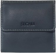 Women's leather wallet SEGALI 661337 blue - Wallet