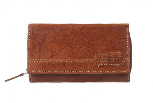 Women's leather wallet SEGALI 1770 tan - Wallet - Main image