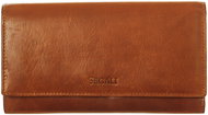 Women's leather wallet SEGALI 28 cognac - Wallet