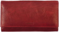 Women's leather wallet SEGALI 28 portwine - Wallet