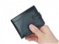Men's leather wallet SEGALI 61285 black - Wallet