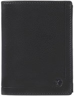 Men's leather wallet SEGALI 101 A black - Wallet