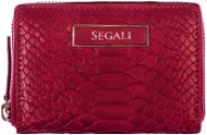 Women's leather wallet SEGALI 910 19 489 pink - Wallet