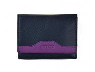 Women's leather wallet SEGALI 61420 blue/purple - Wallet